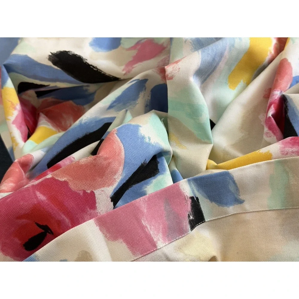 Kate Spade New York Paintball Floral Fabric Shower Curtain 72 X 72 Colorful